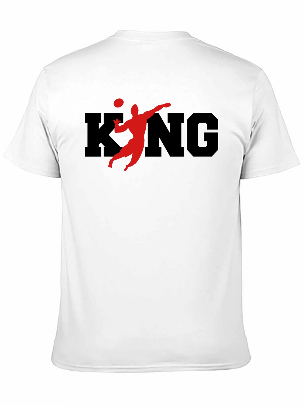 Volleyball King Black T-Shirt