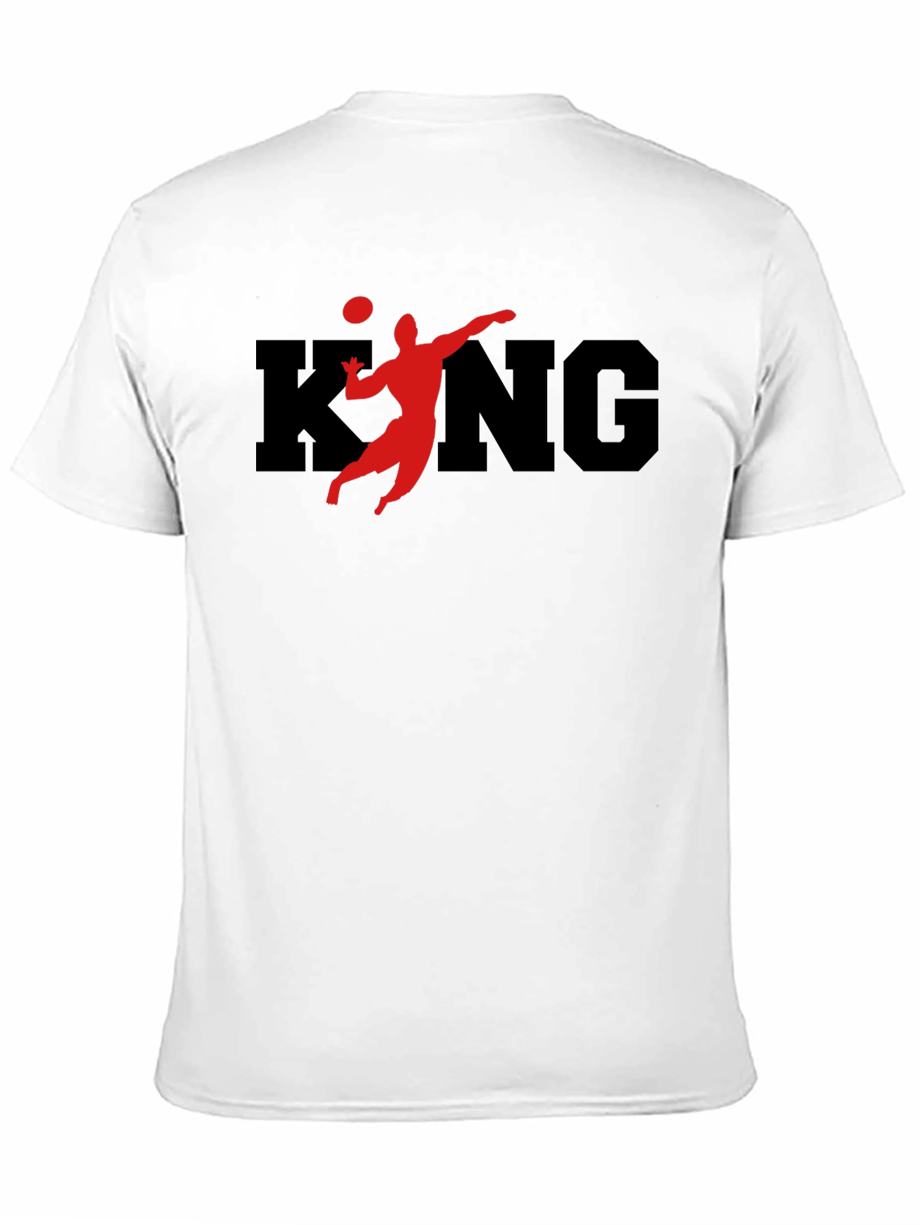 Volleyball King Black T-Shirt