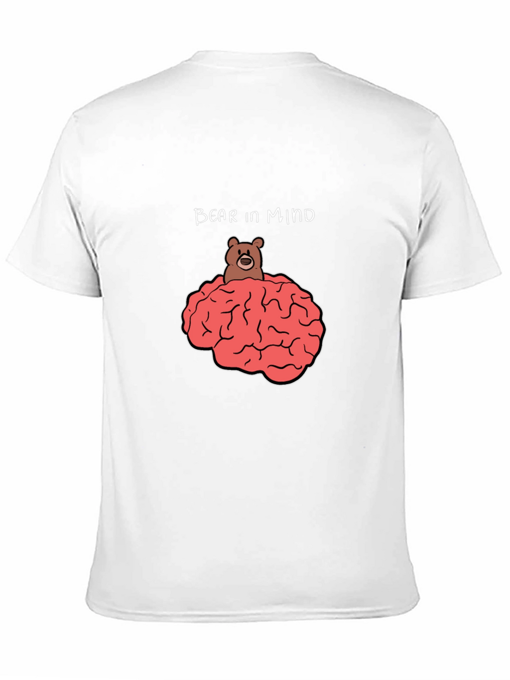 Bear In Mind Graphic T-Shirt - Black Cotton Tee