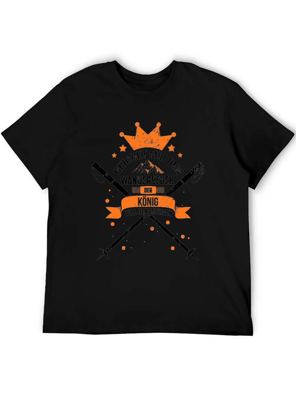 Hiking King T-Shirt - Reach for the Summit!