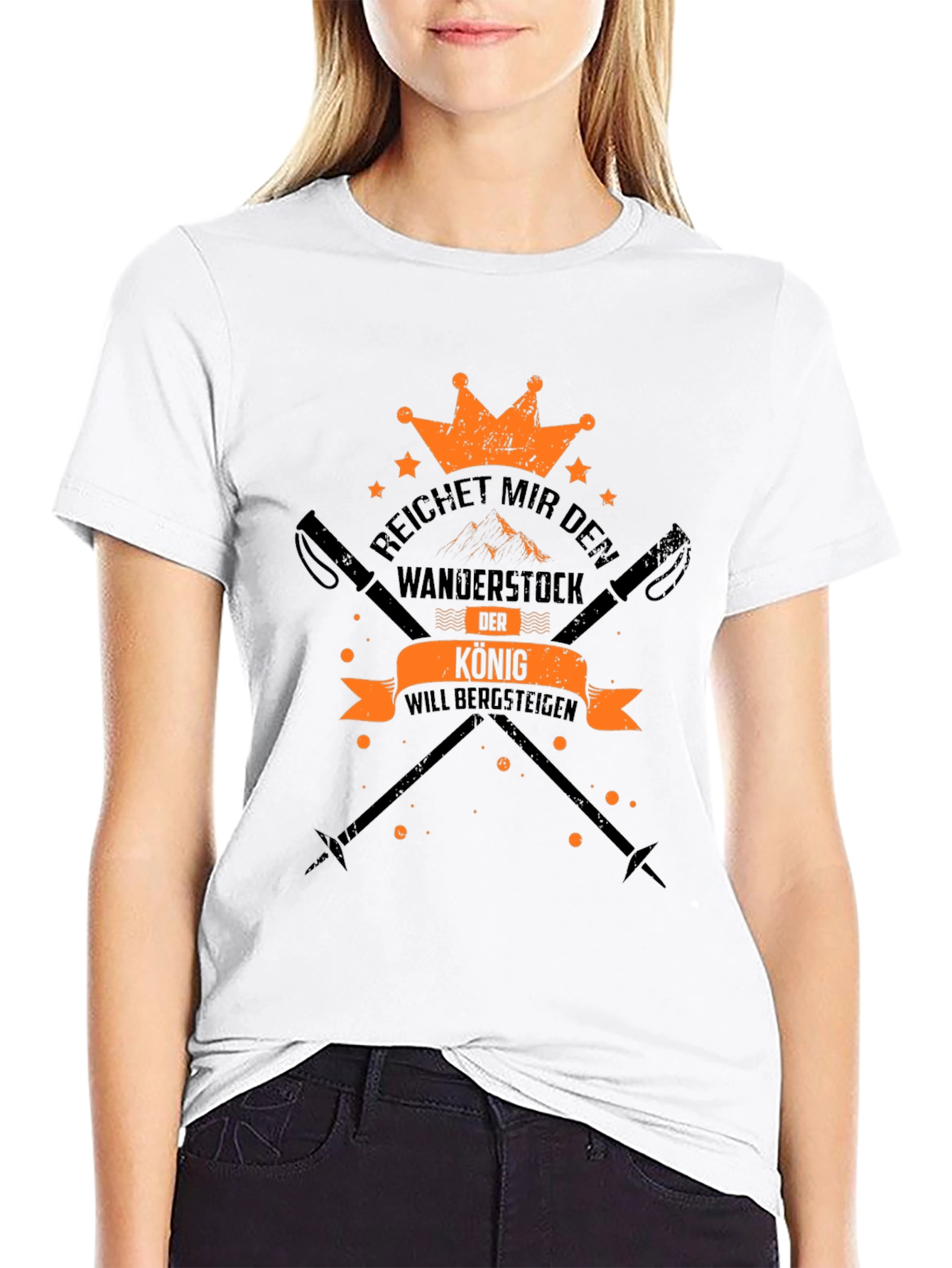 Hiking King T-Shirt - Reach for the Summit!