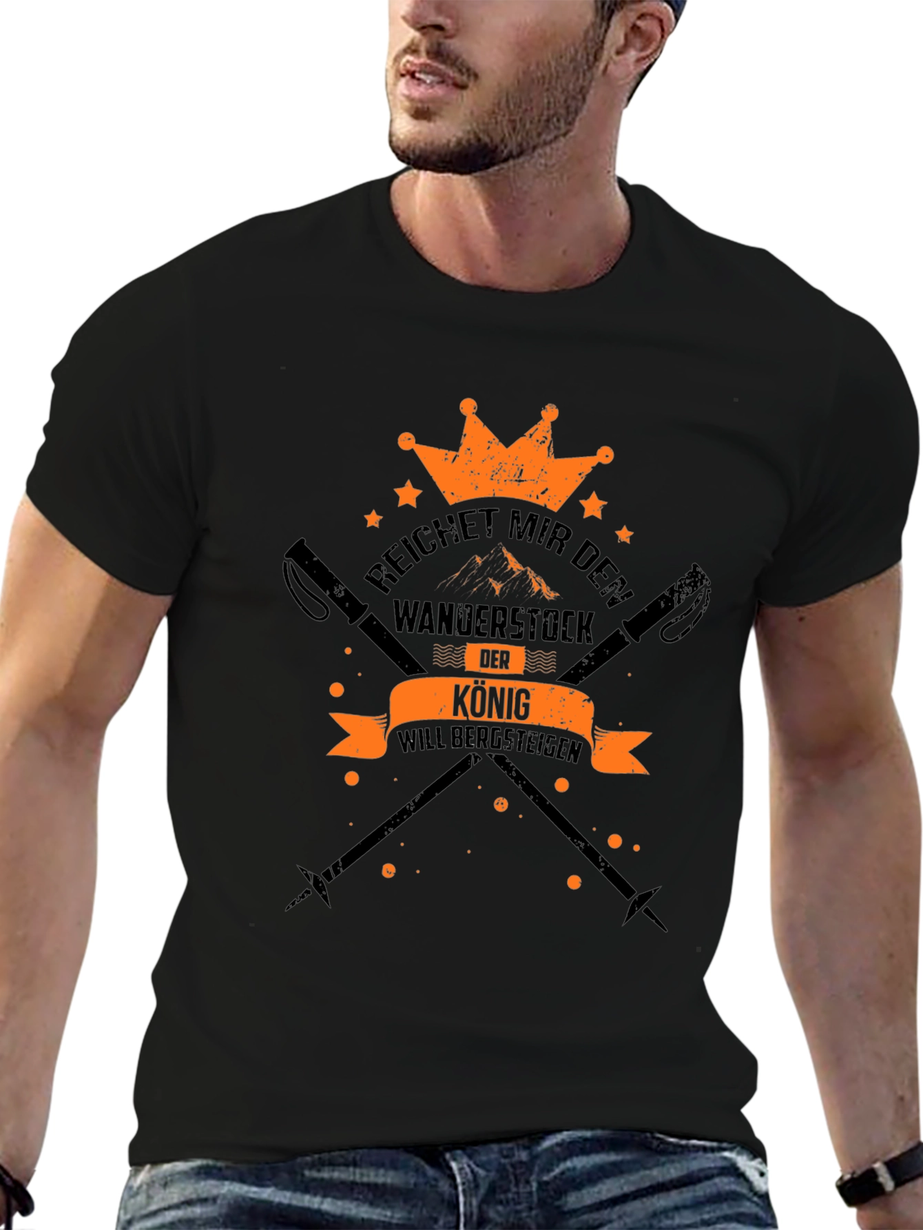 Hiking King T-Shirt - Reach for the Summit!