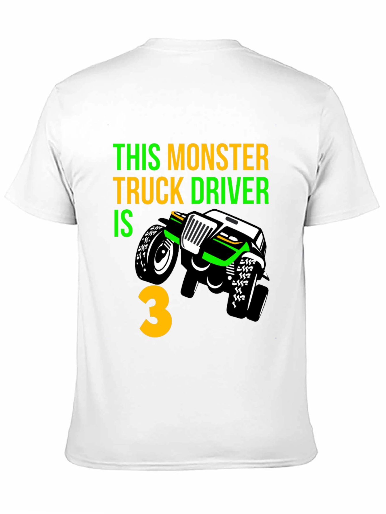 Monster Truck 3rd Birthday T-Shirt