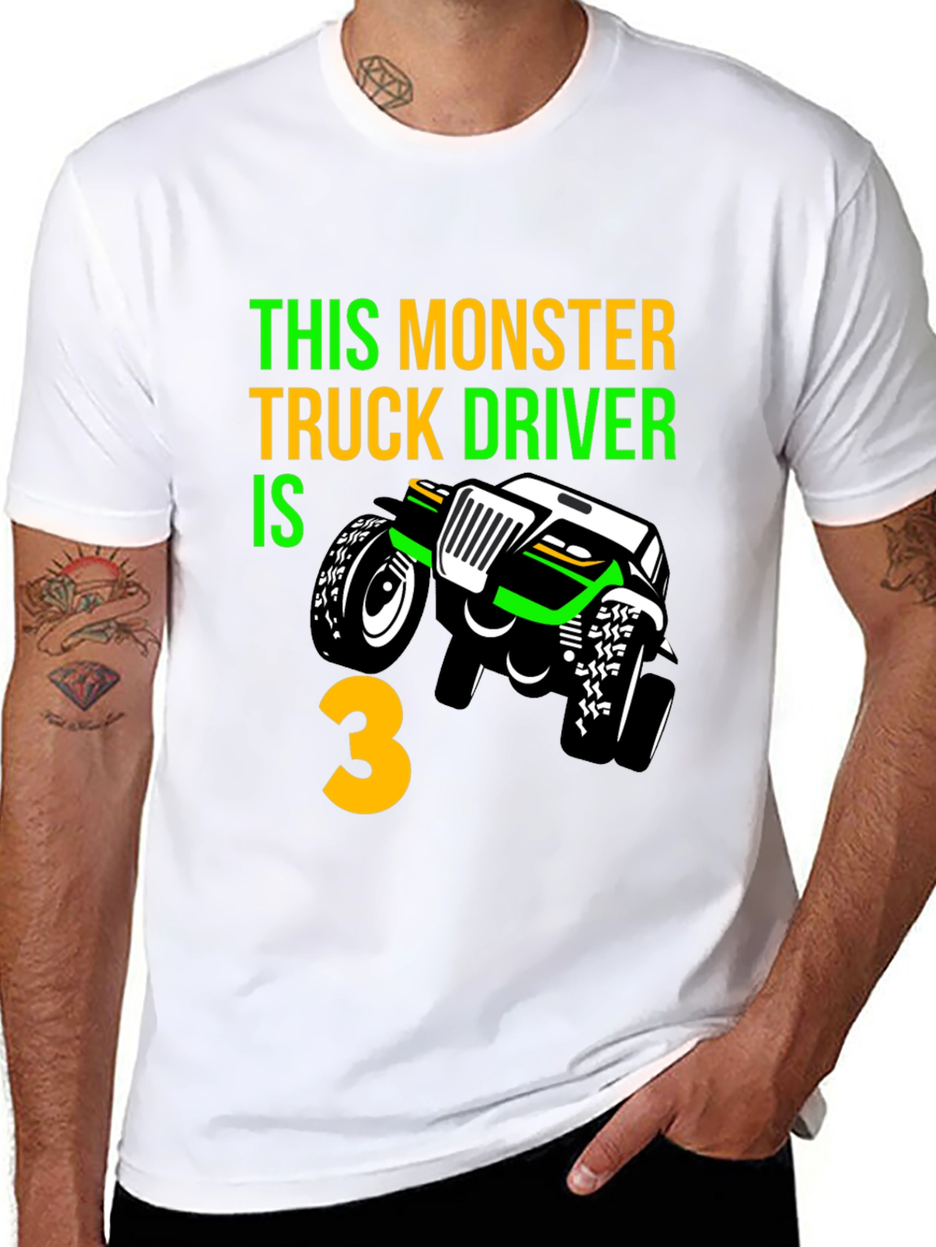 Monster Truck 3rd Birthday T-Shirt