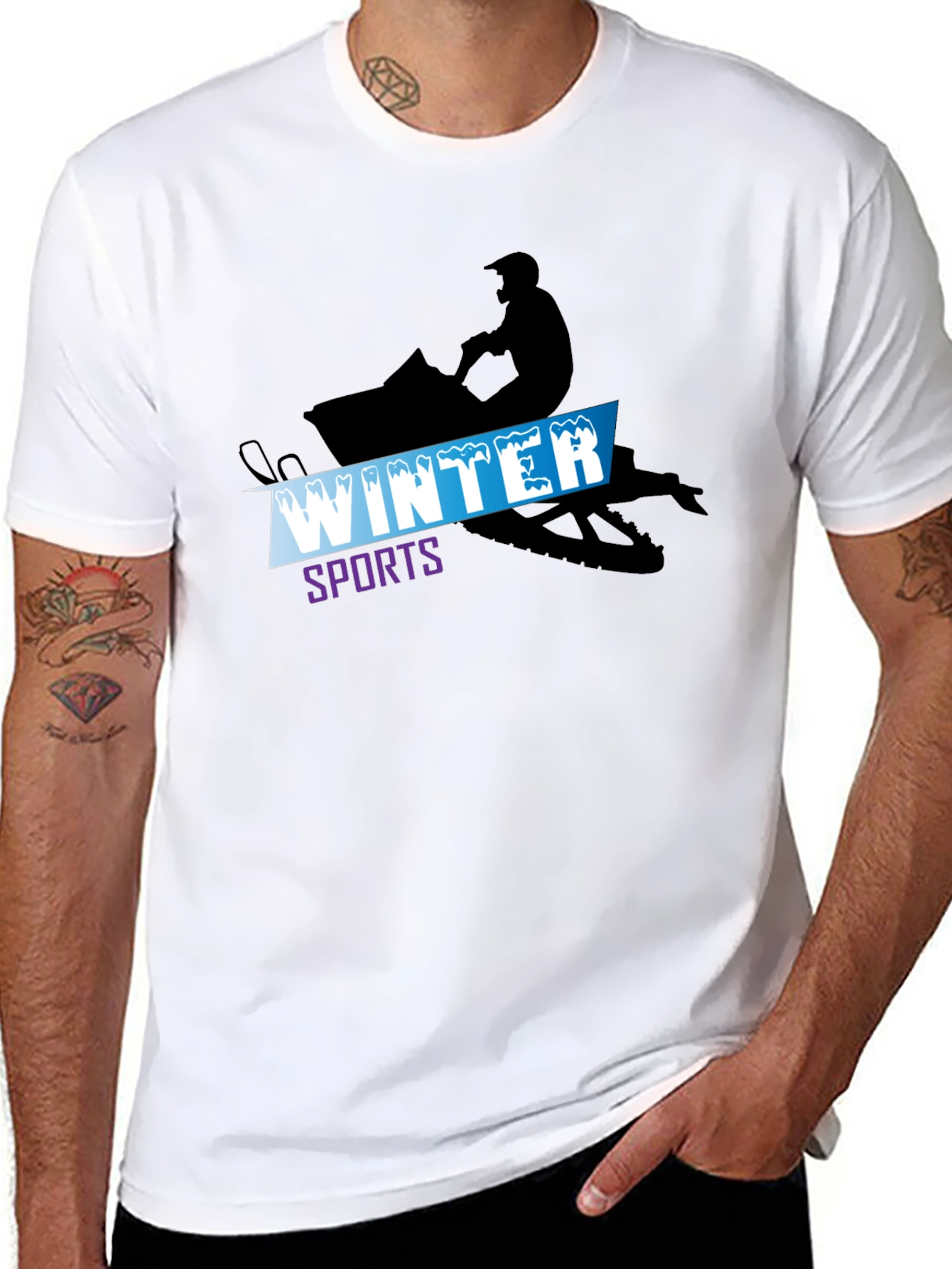 Winter Sports Graphic T-Shirt
