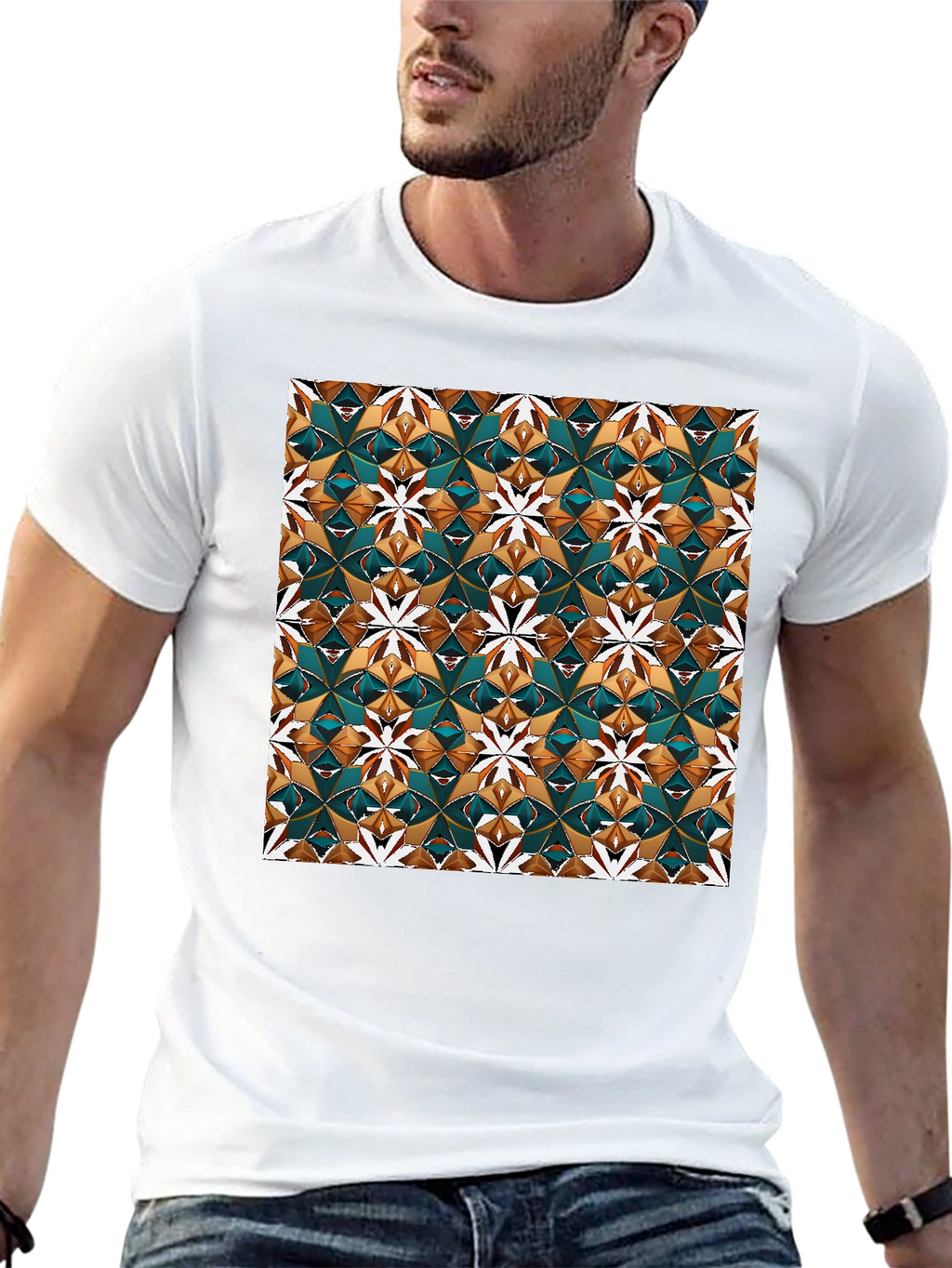 Geometric Pattern T-Shirt