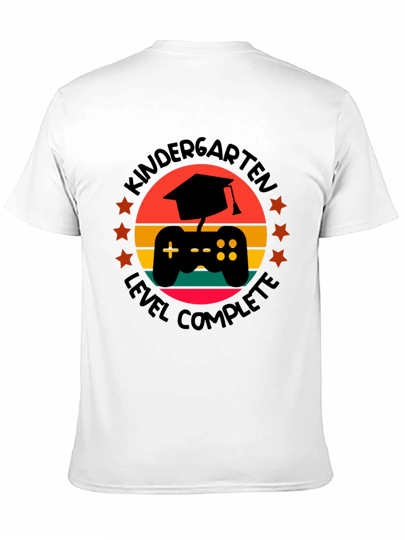 Kindergarten Level Complete Gaming Graduation T-Shirt