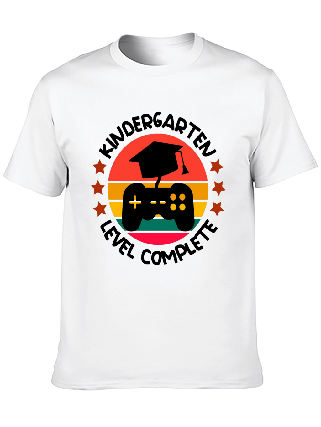 Kindergarten Level Complete Gaming Graduation T-Shirt