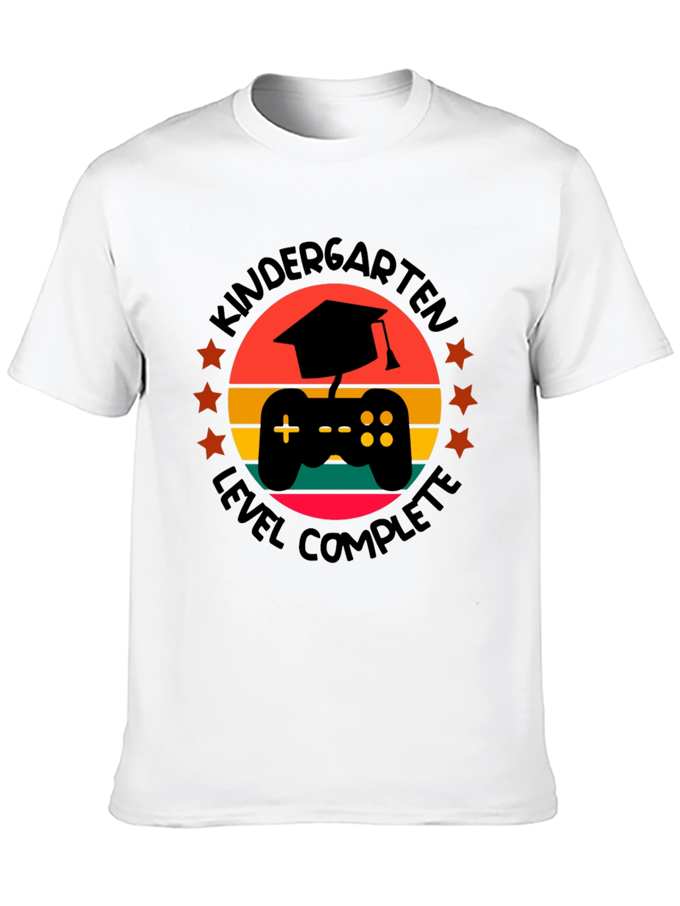 Kindergarten Level Complete Gaming Graduation T-Shirt