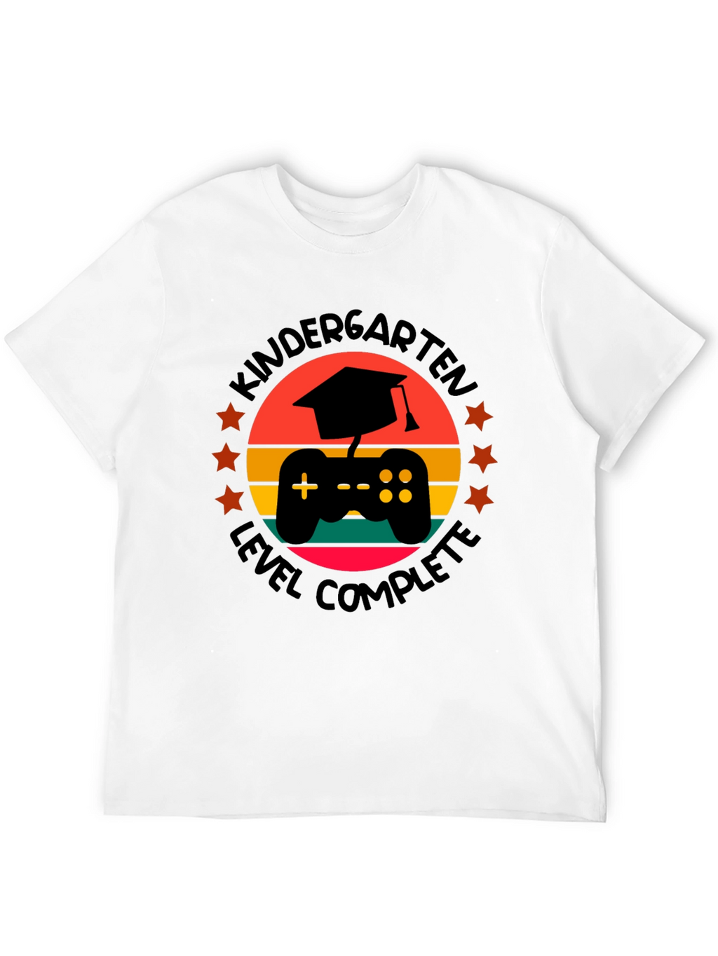 Kindergarten Level Complete Gaming Graduation T-Shirt