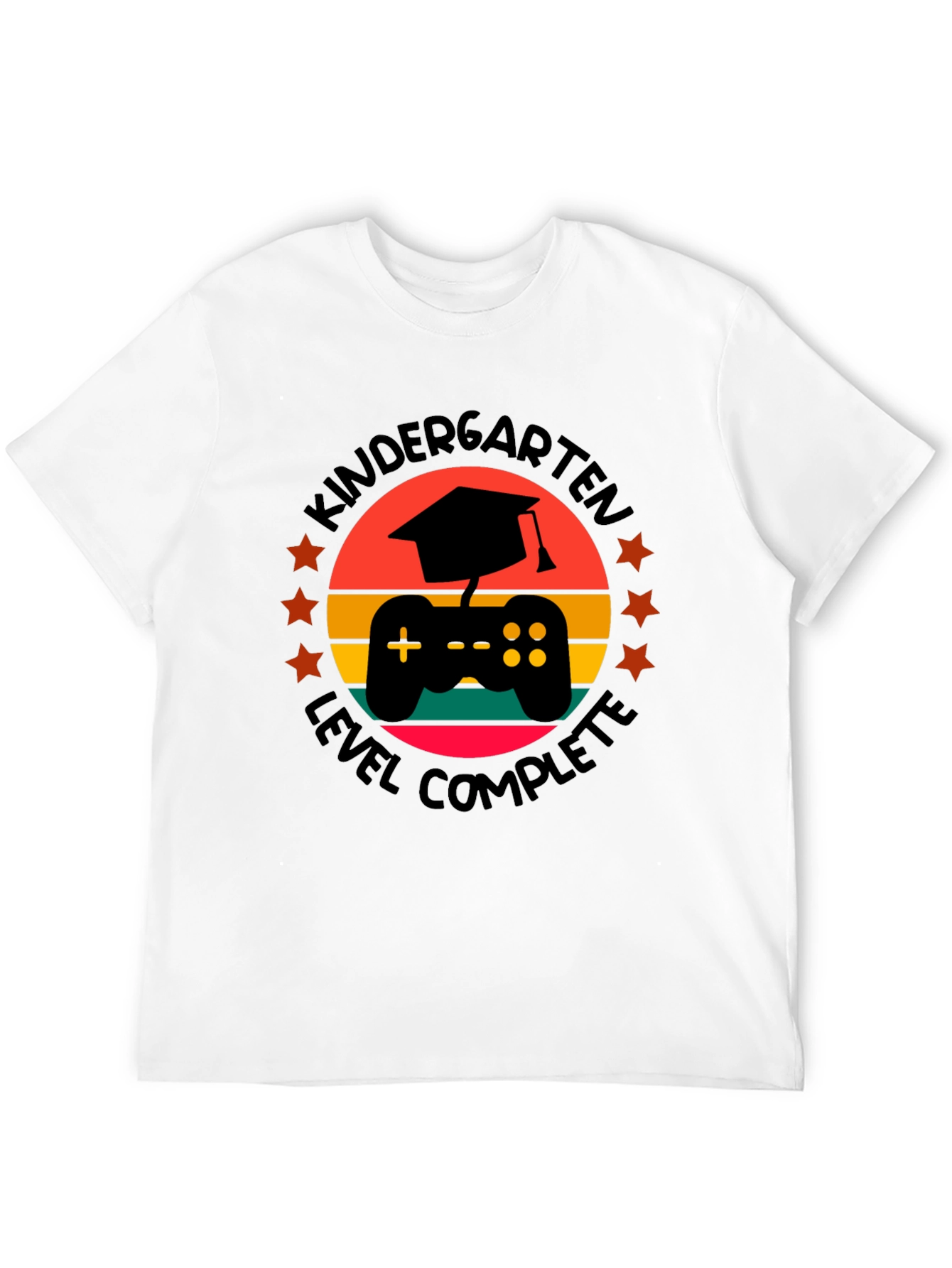 Kindergarten Level Complete Gaming Graduation T-Shirt