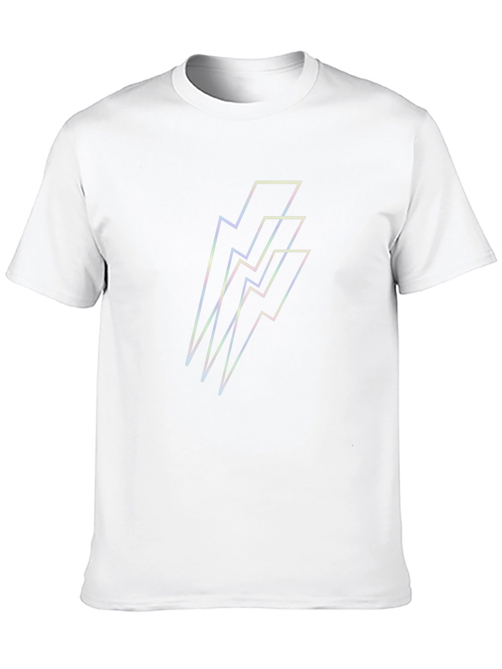 Lightning Bolt Graphic Black T-Shirt
