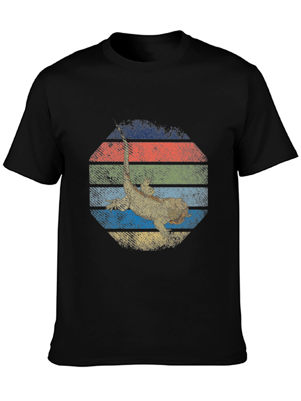 Bearded Dragon Retro T-Shirt