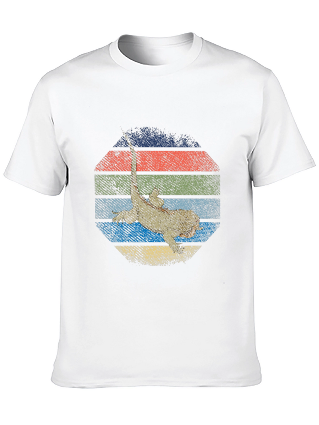 Bearded Dragon Retro T-Shirt