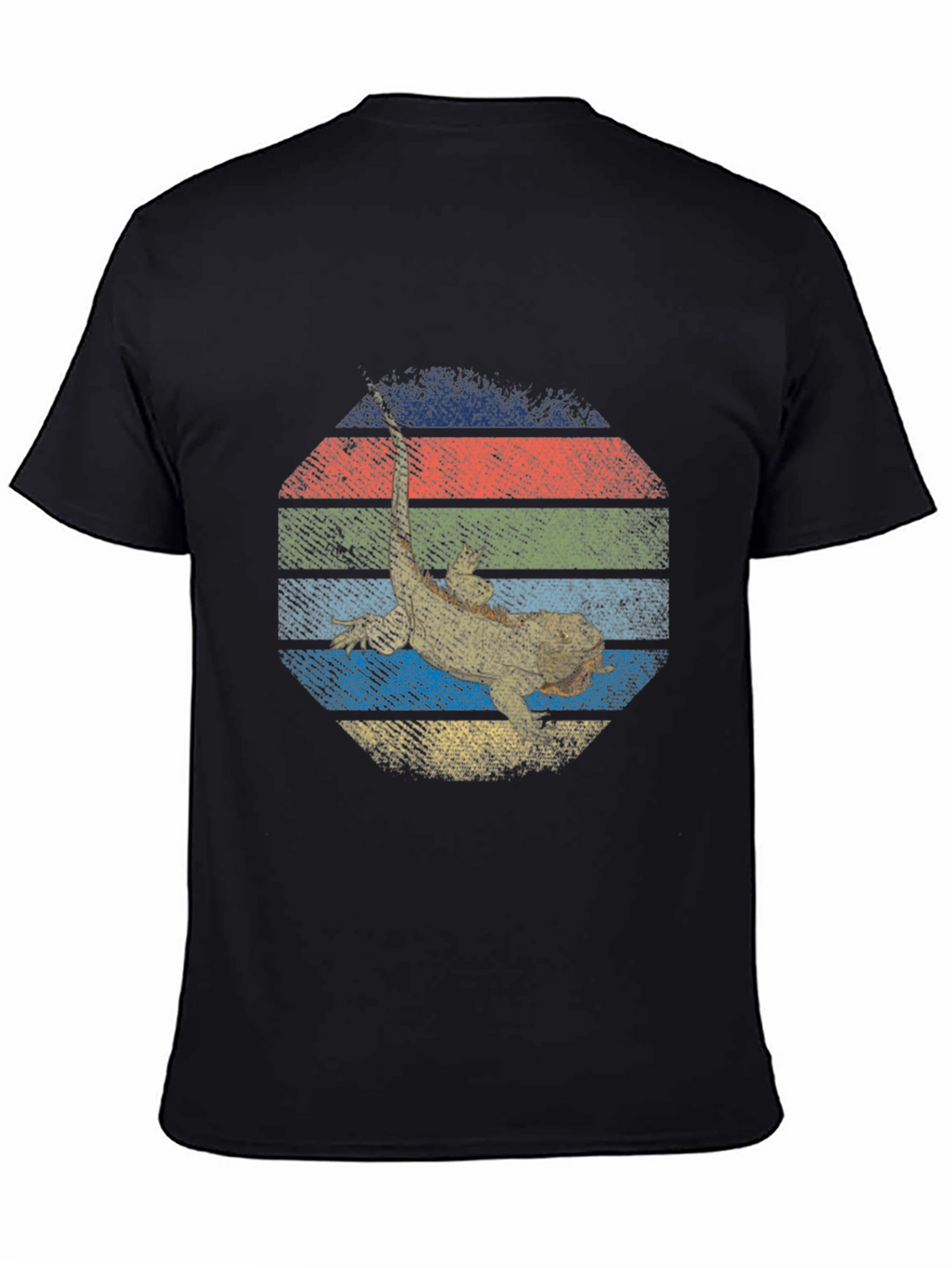 Bearded Dragon Retro T-Shirt