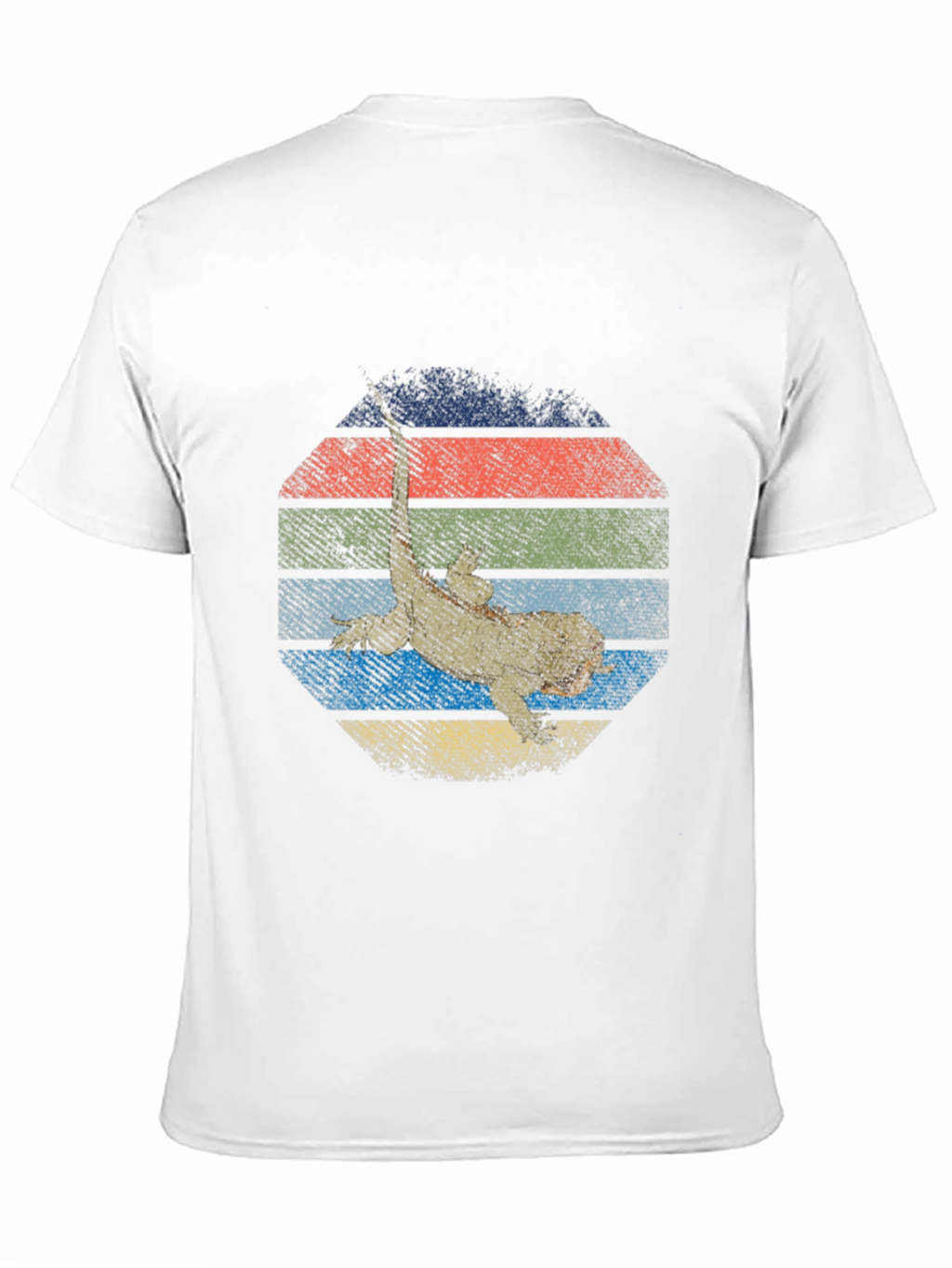 Bearded Dragon Retro T-Shirt