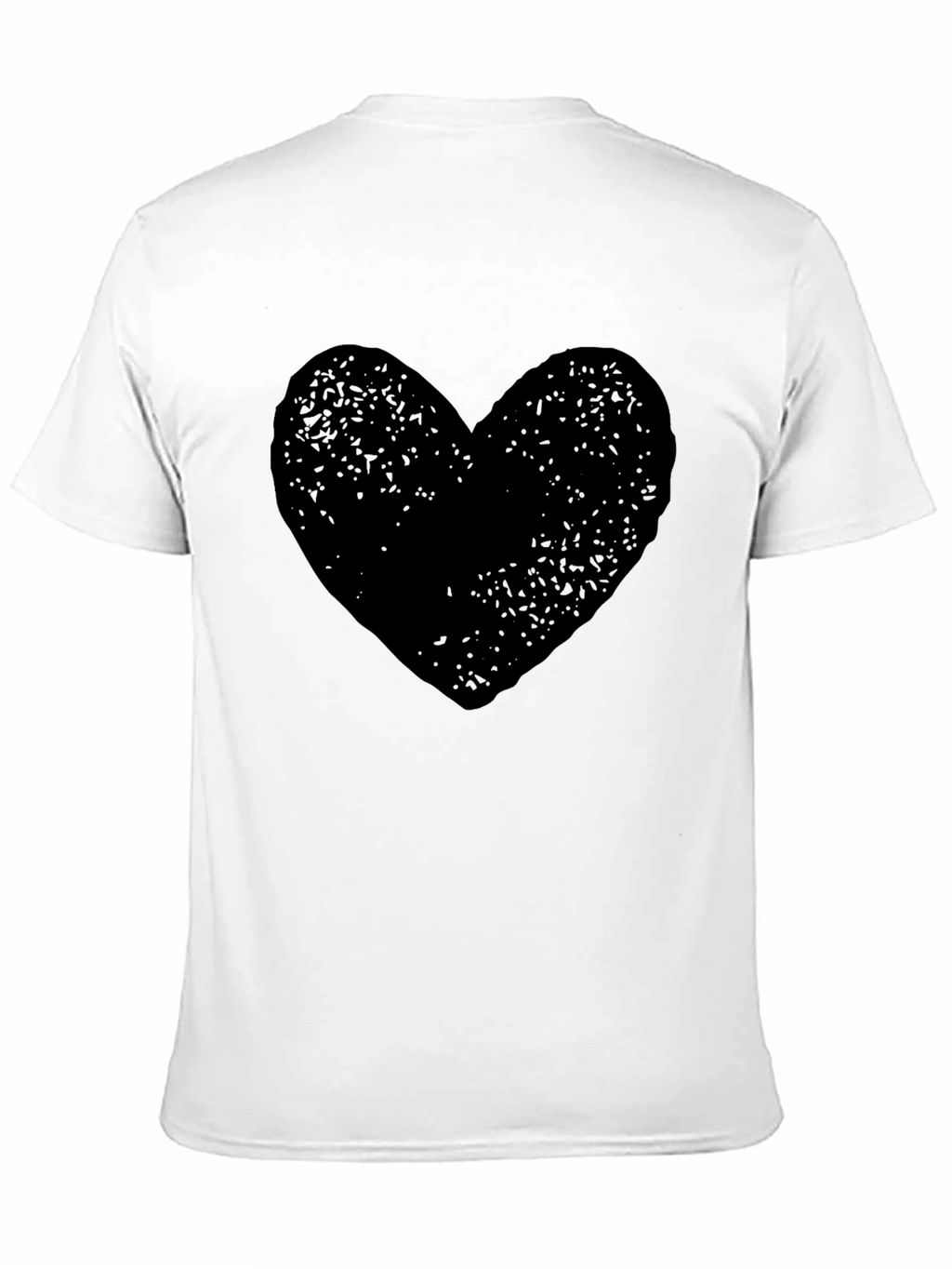 Black Heart Graphic Tee - Soft Cotton Comfort