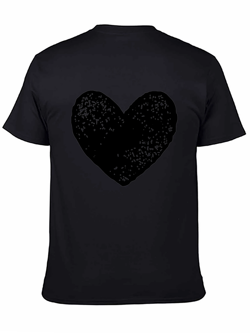 Black Heart Graphic Tee - Soft Cotton Comfort