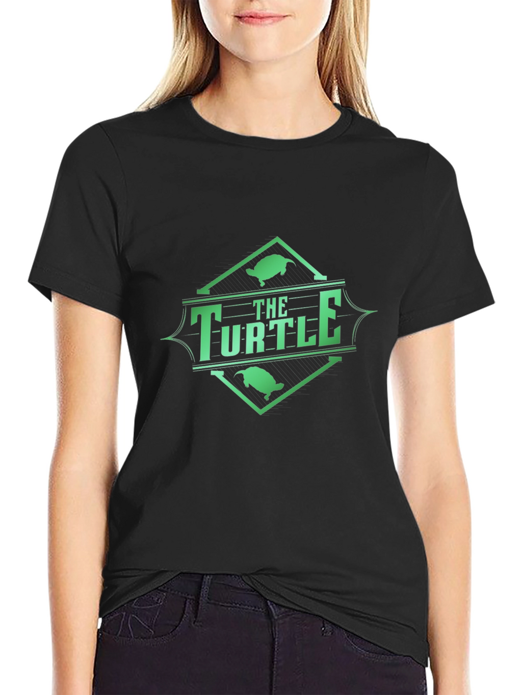 The Turtle Graphic Black T-Shirt