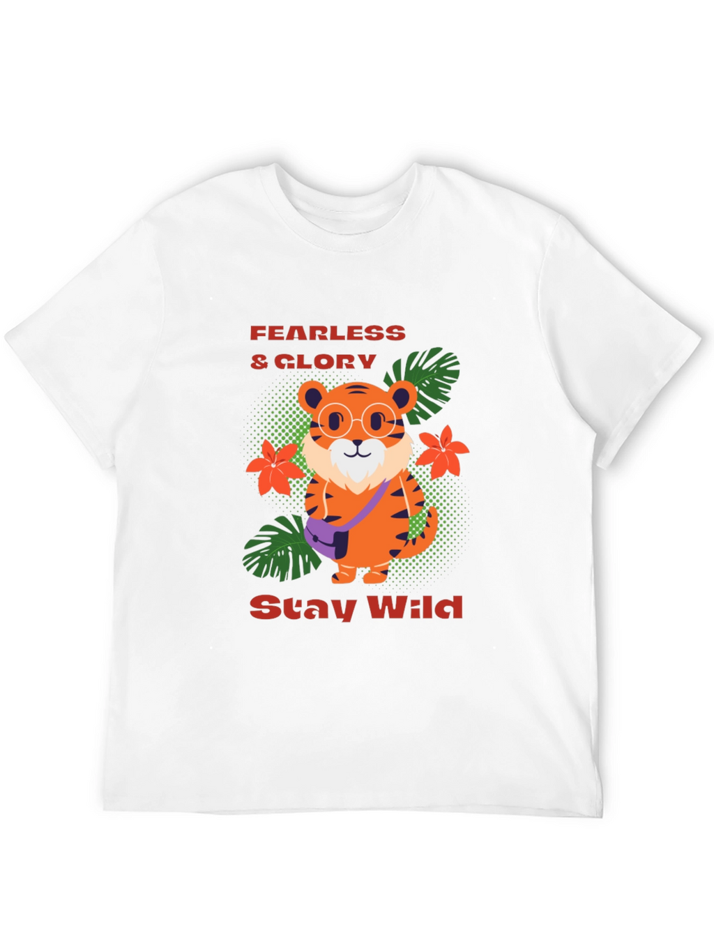 Funky Tiger T-Shirt - Fearless & Wild Design