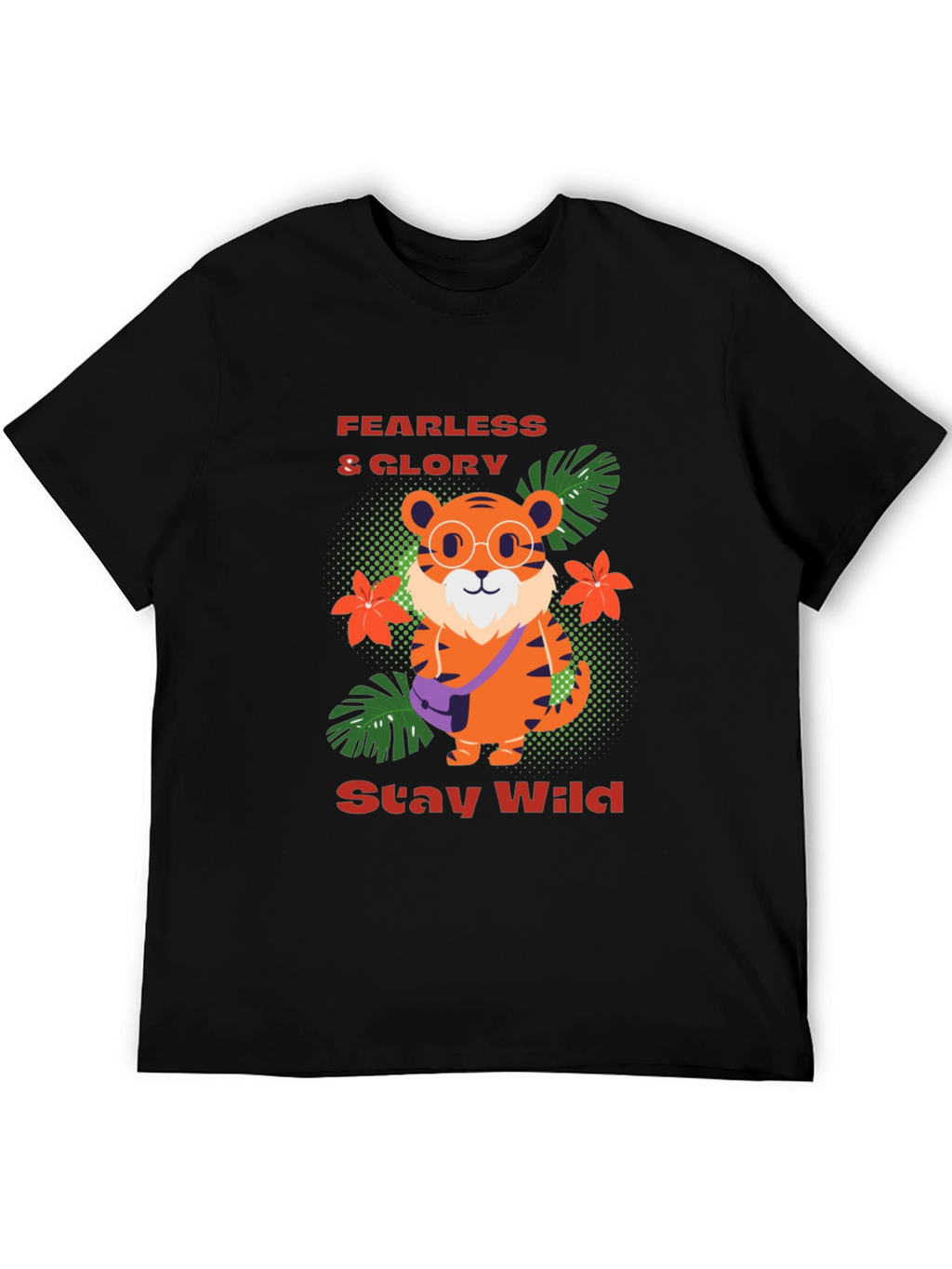 Funky Tiger T-Shirt - Fearless & Wild Design