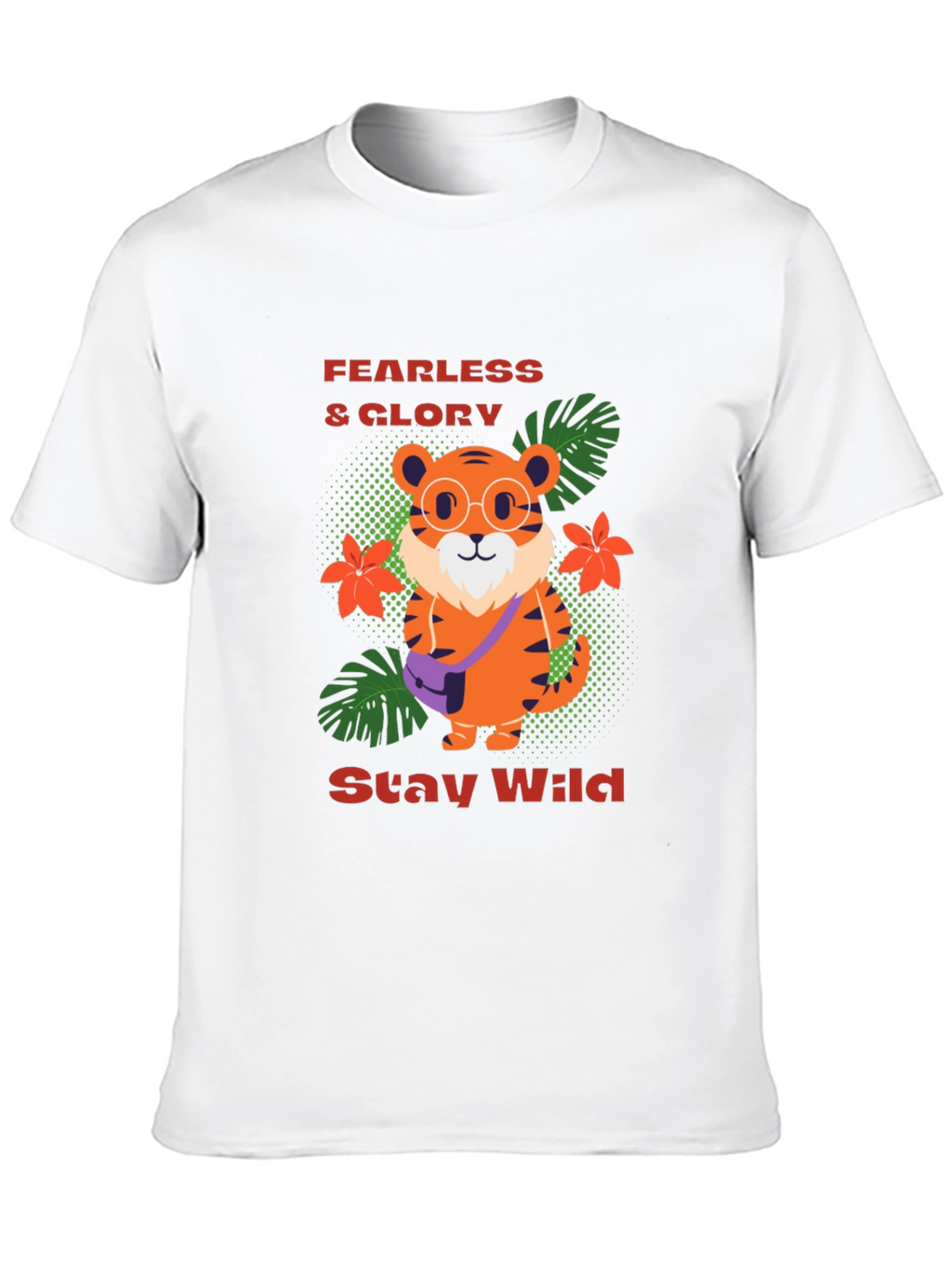 Funky Tiger T-Shirt - Fearless & Wild Design
