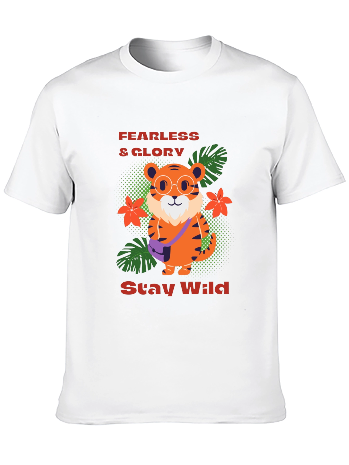 Funky Tiger T-Shirt - Fearless & Wild Design