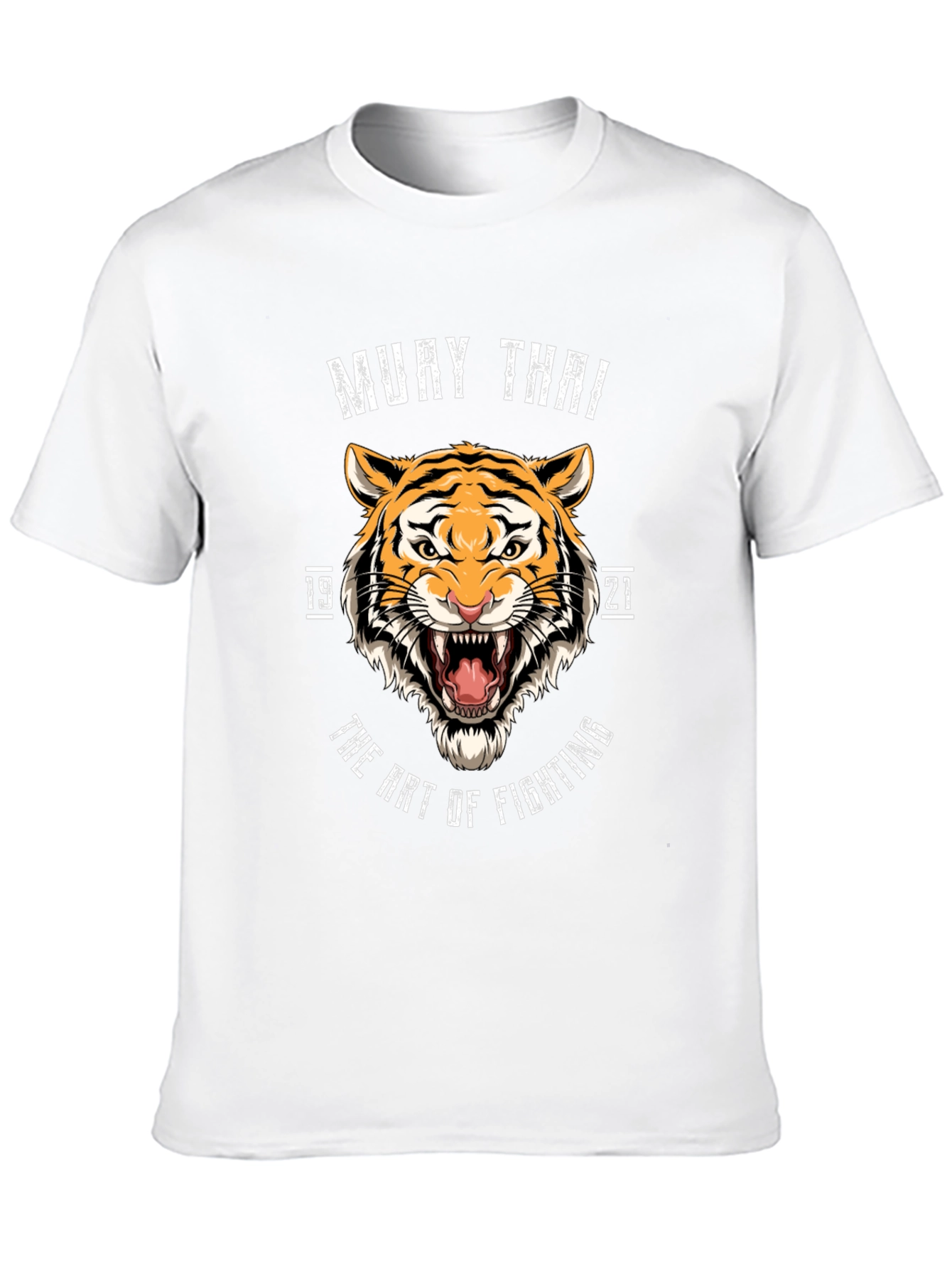 Muay Thai Tiger Black T-Shirt