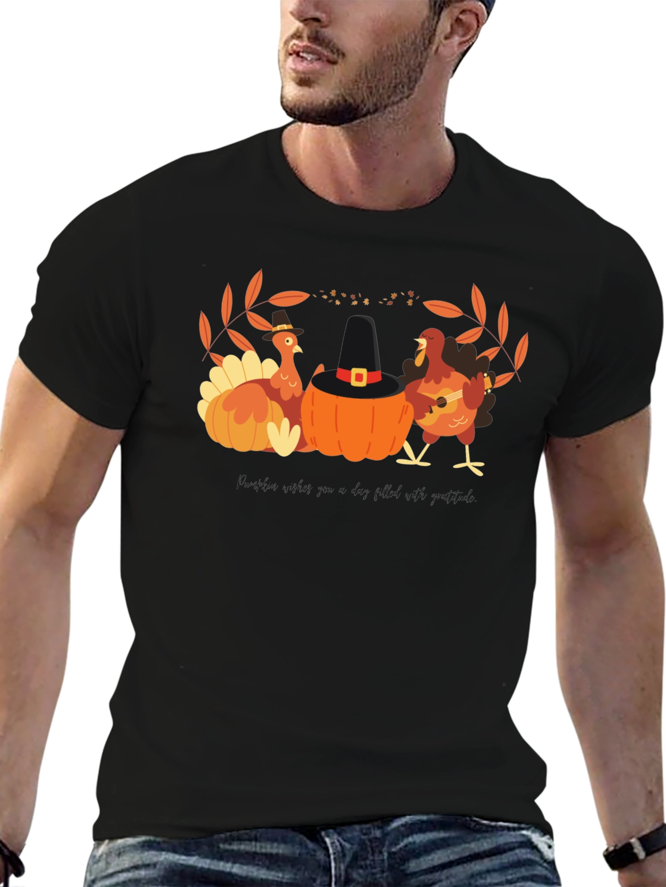 Thanksgiving Turkey Graphic Tee