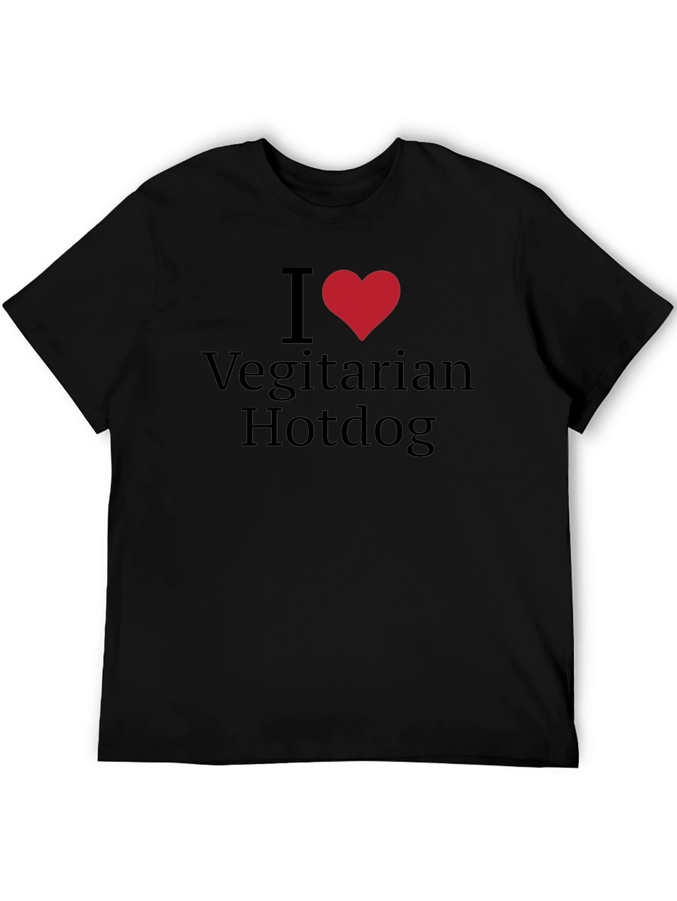 I Love Vegetarian Hotdogs T-Shirt - Classic Tee