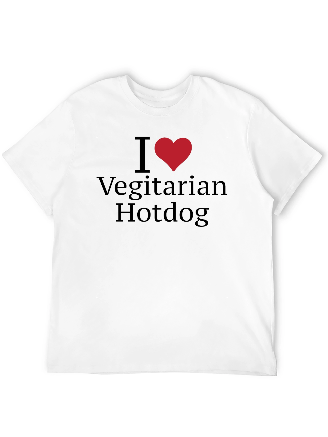 I Love Vegetarian Hotdogs T-Shirt - Classic Tee