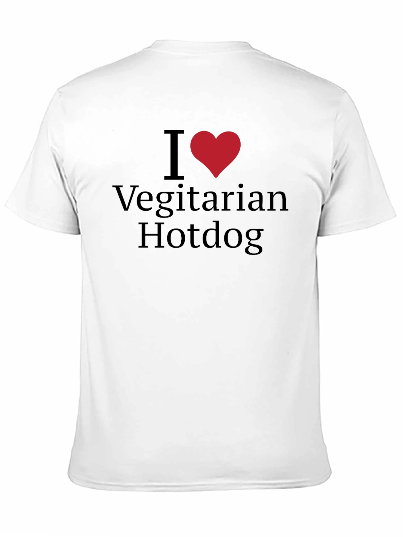 I Love Vegetarian Hotdogs T-Shirt - Classic Tee