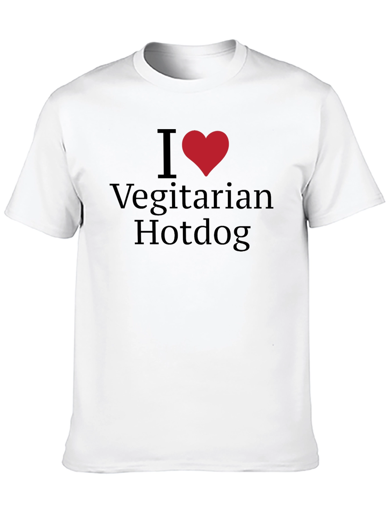 I Love Vegetarian Hotdogs T-Shirt - Classic Tee