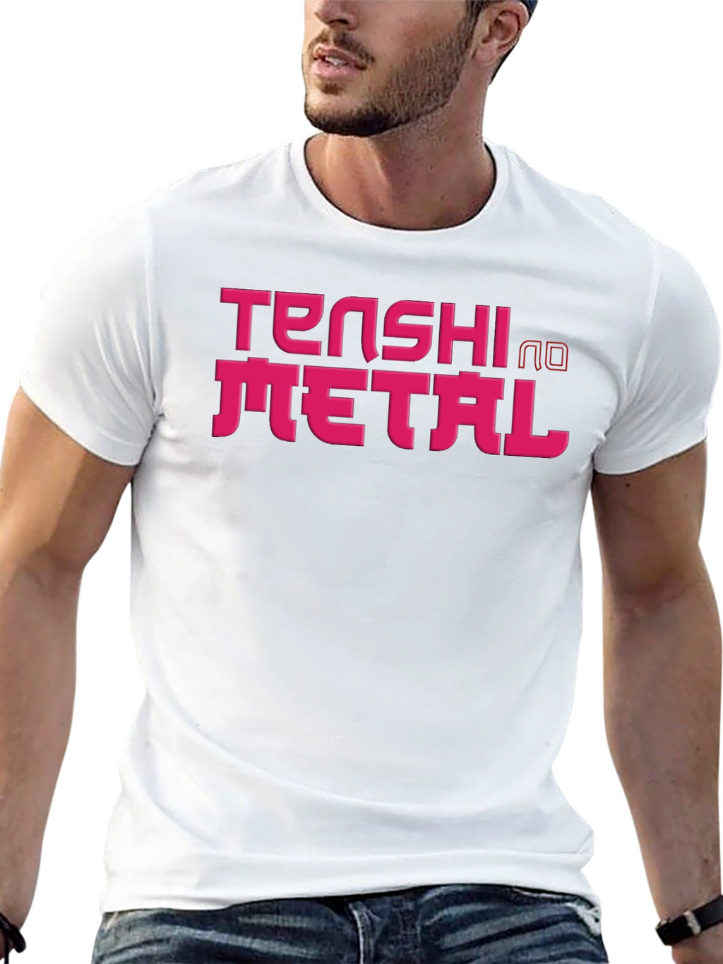 Tenshi No Metal Graphic Tee - Black T-Shirt