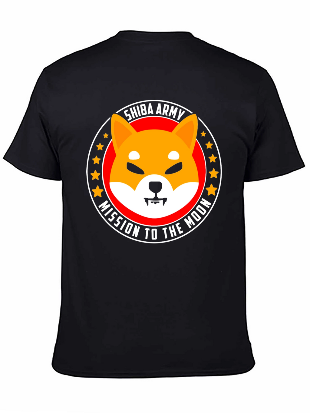 Shiba Army Mission to the Moon Graphic T-Shirt