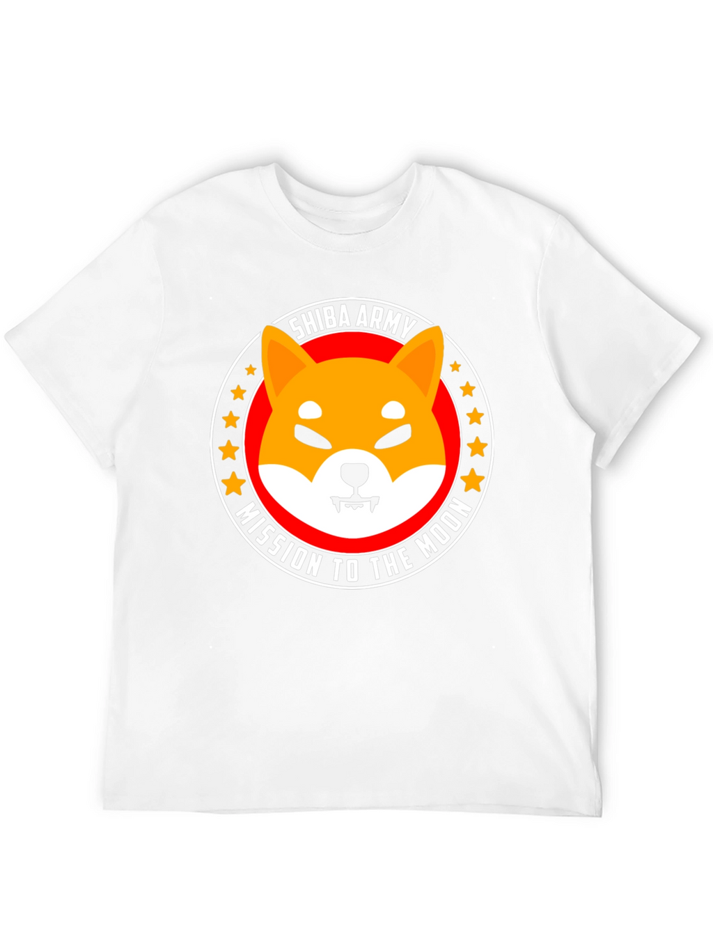 Shiba Army Mission to the Moon Graphic T-Shirt