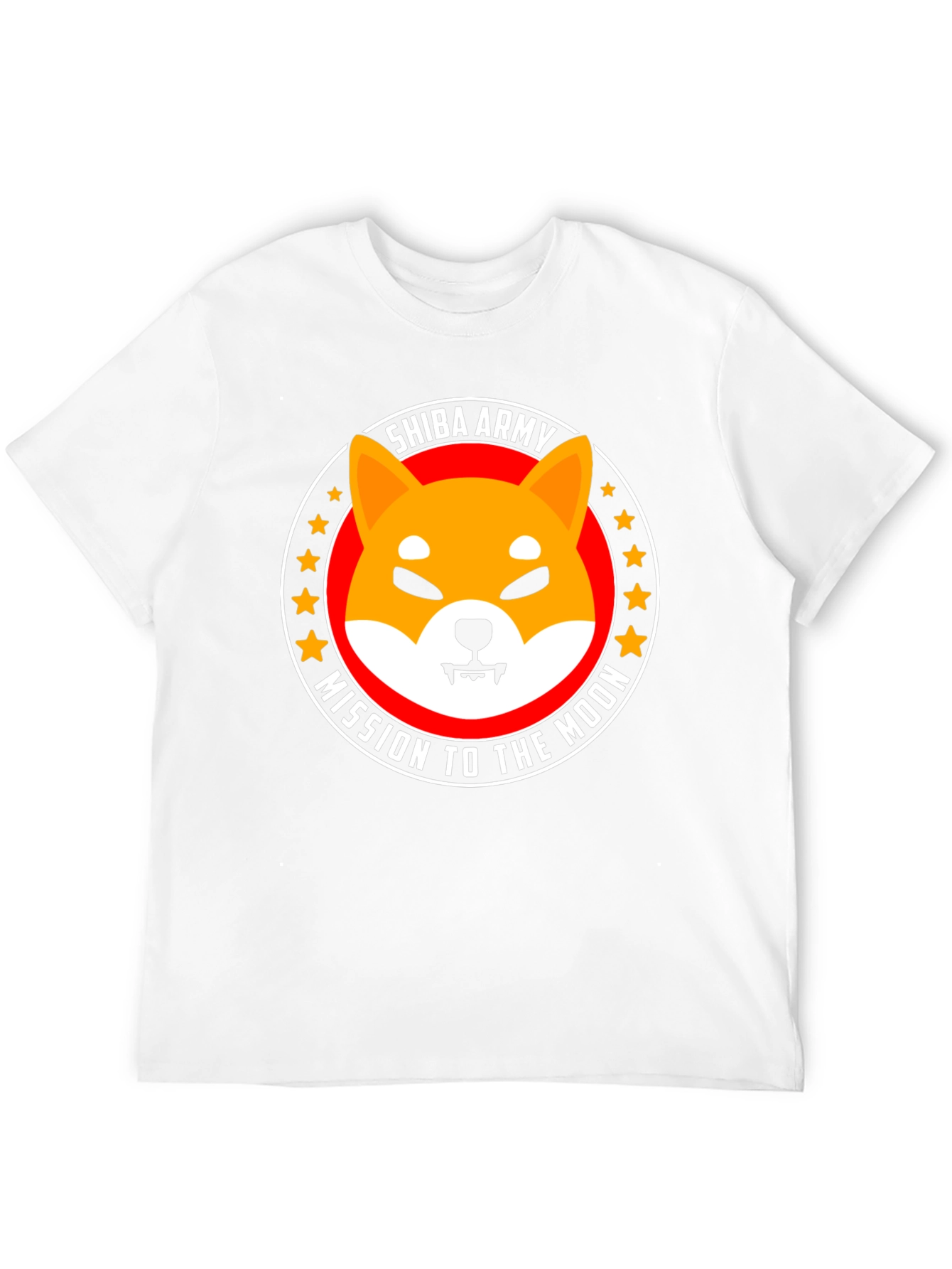 Shiba Army Mission to the Moon Graphic T-Shirt
