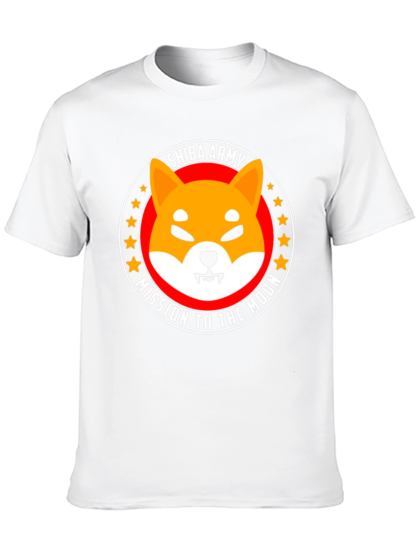 Shiba Army Mission to the Moon Graphic T-Shirt