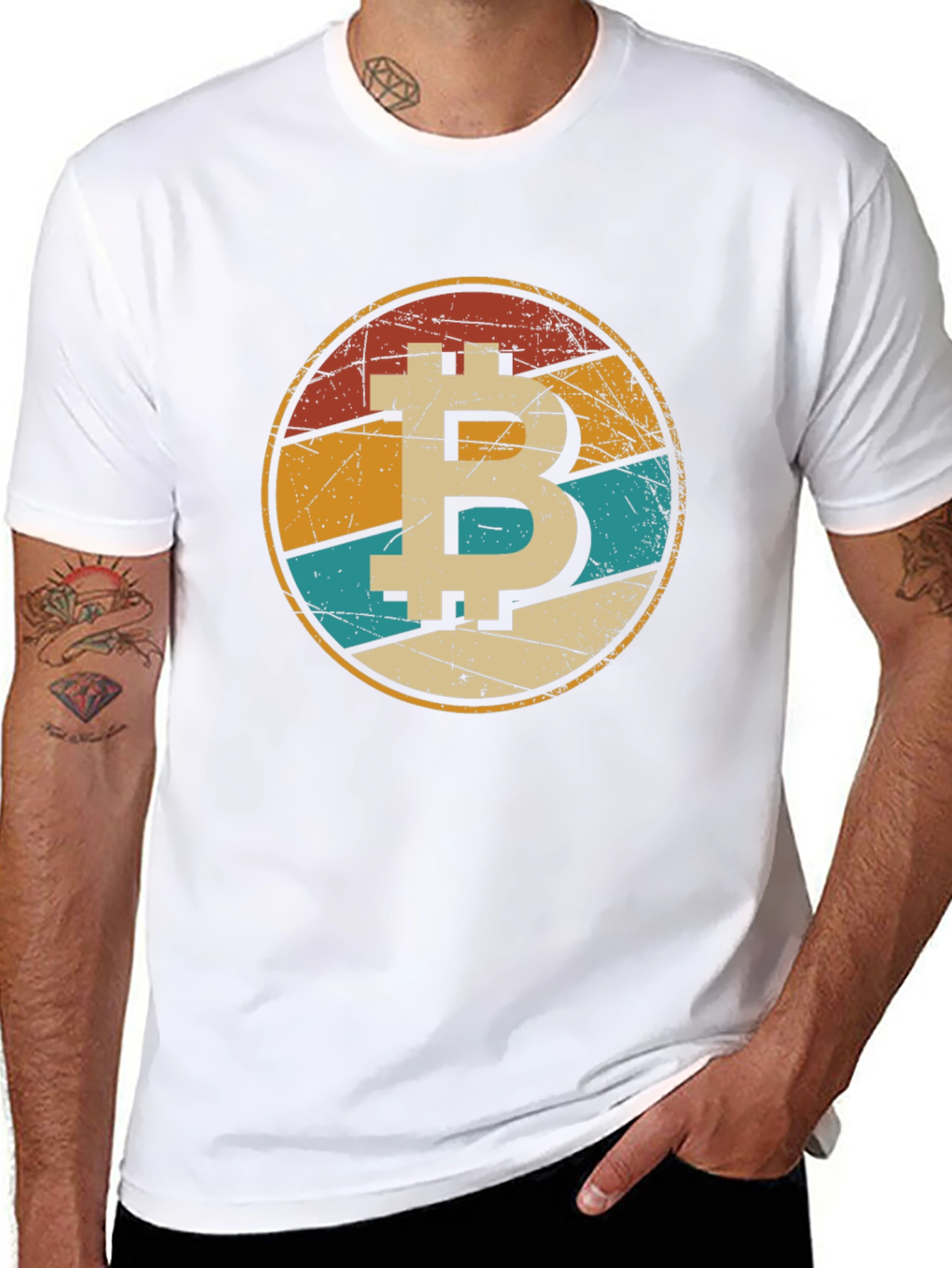 Retro Bitcoin Graphic Tee - Crypto Fan T-Shirt