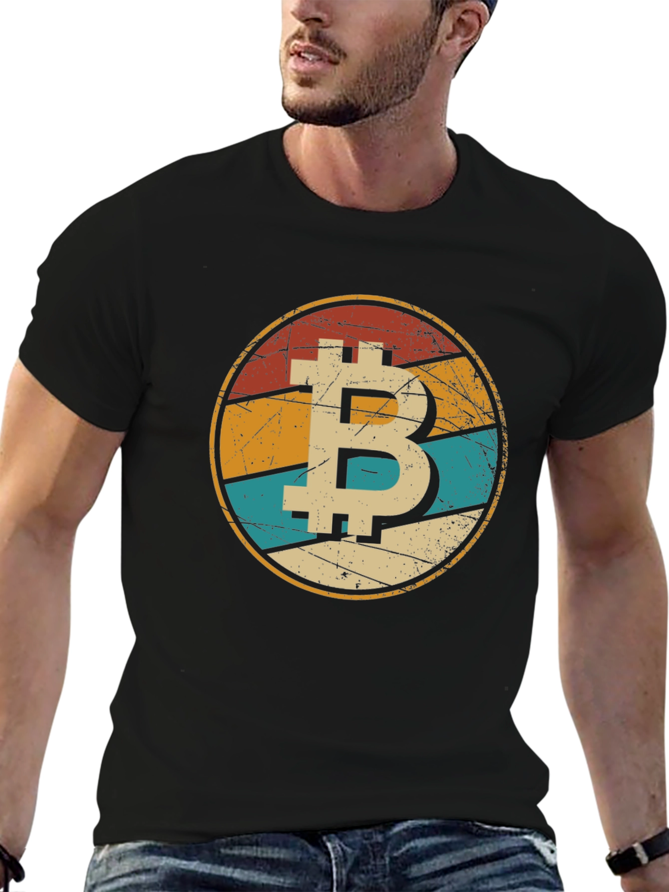 Retro Bitcoin Graphic Tee - Crypto Fan T-Shirt