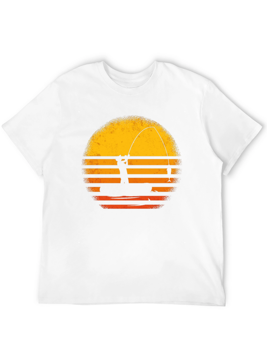 Fishing Sunset Graphic T-Shirt - Angler Tee