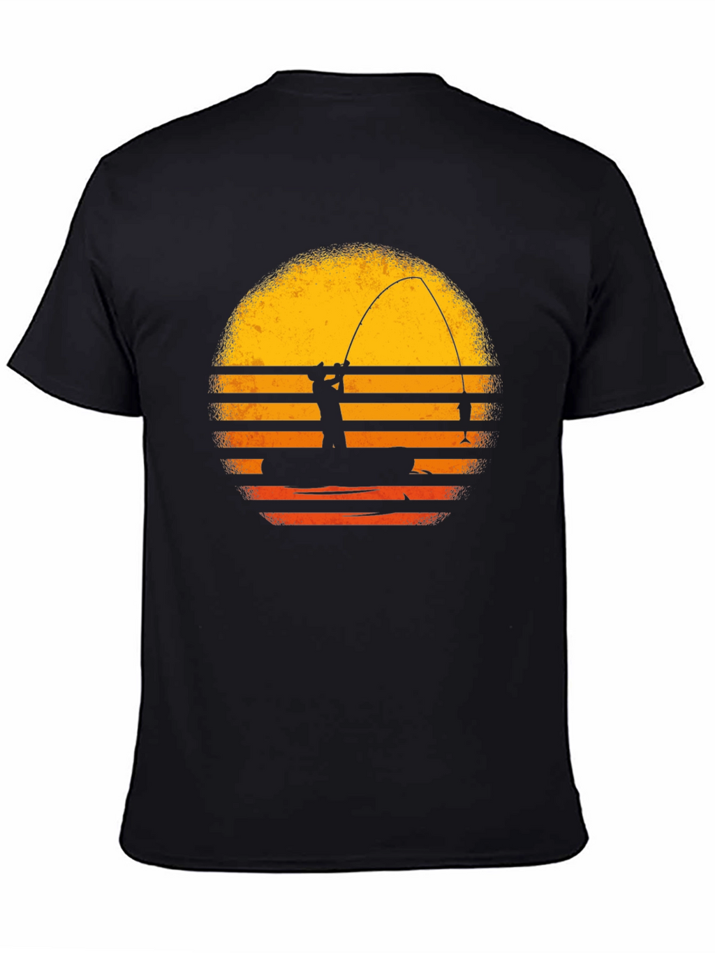 Fishing Sunset Graphic T-Shirt - Angler Tee