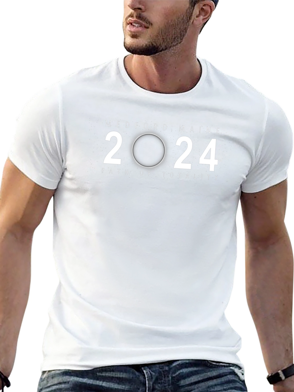 Medford Maine 2024 Total Solar Eclipse T-Shirt