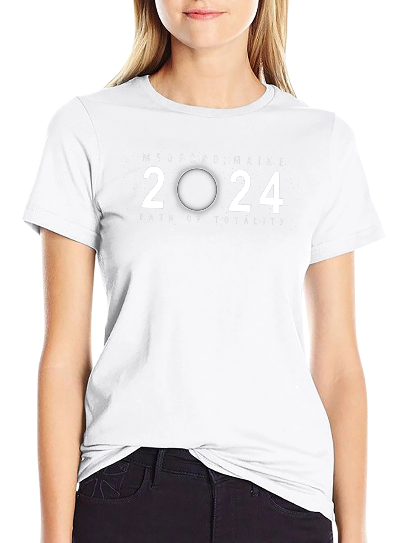 Medford Maine 2024 Total Solar Eclipse T-Shirt