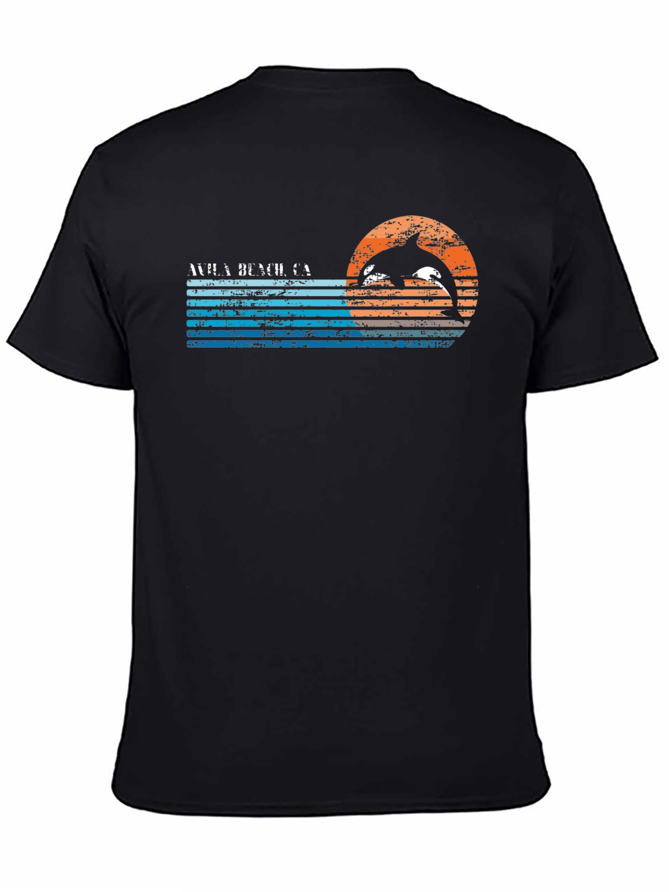 Waiā Beach CA Orca Sunset Tee