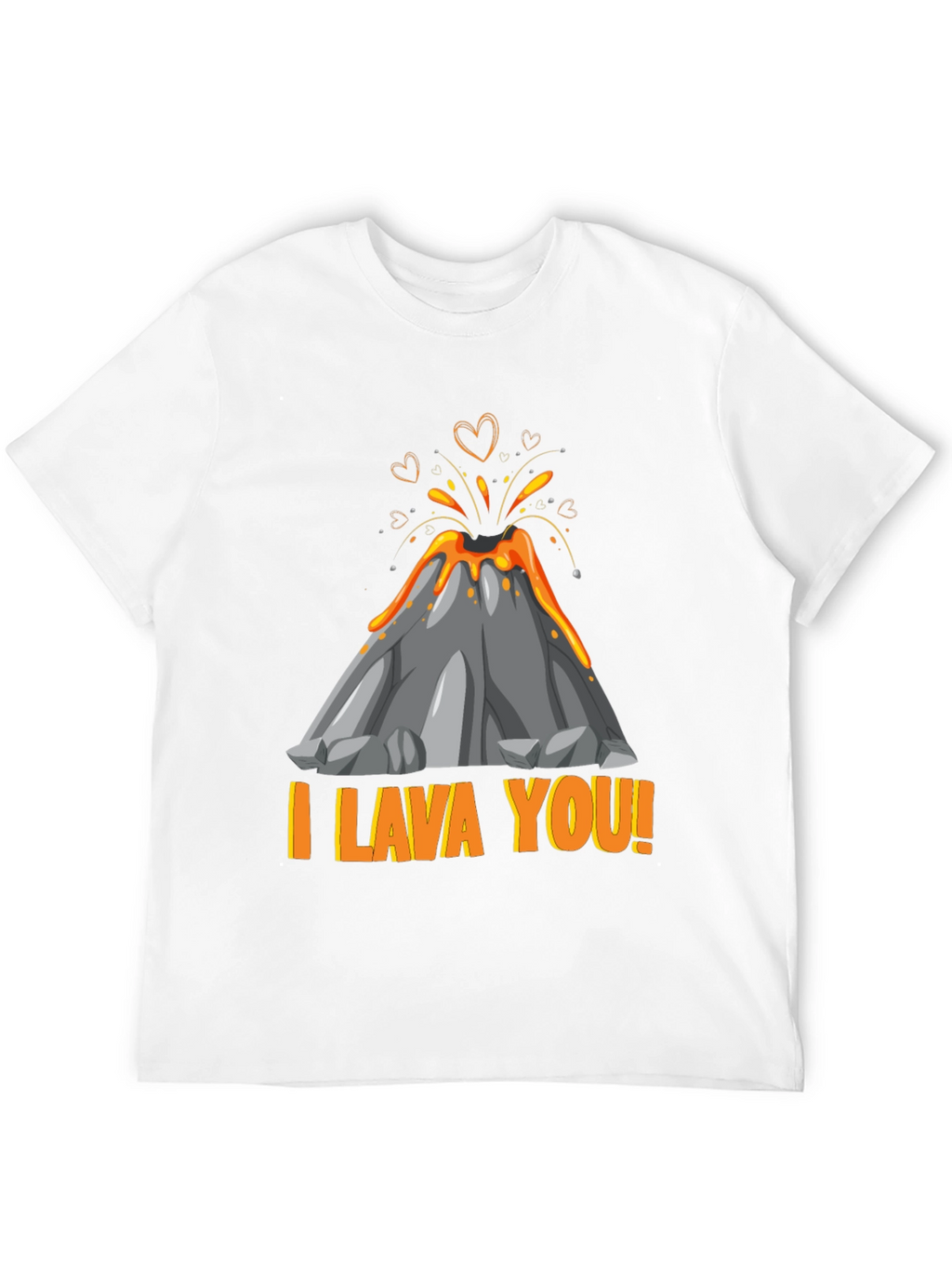 I Lava You Graphic T-Shirt Volcano Love Tee