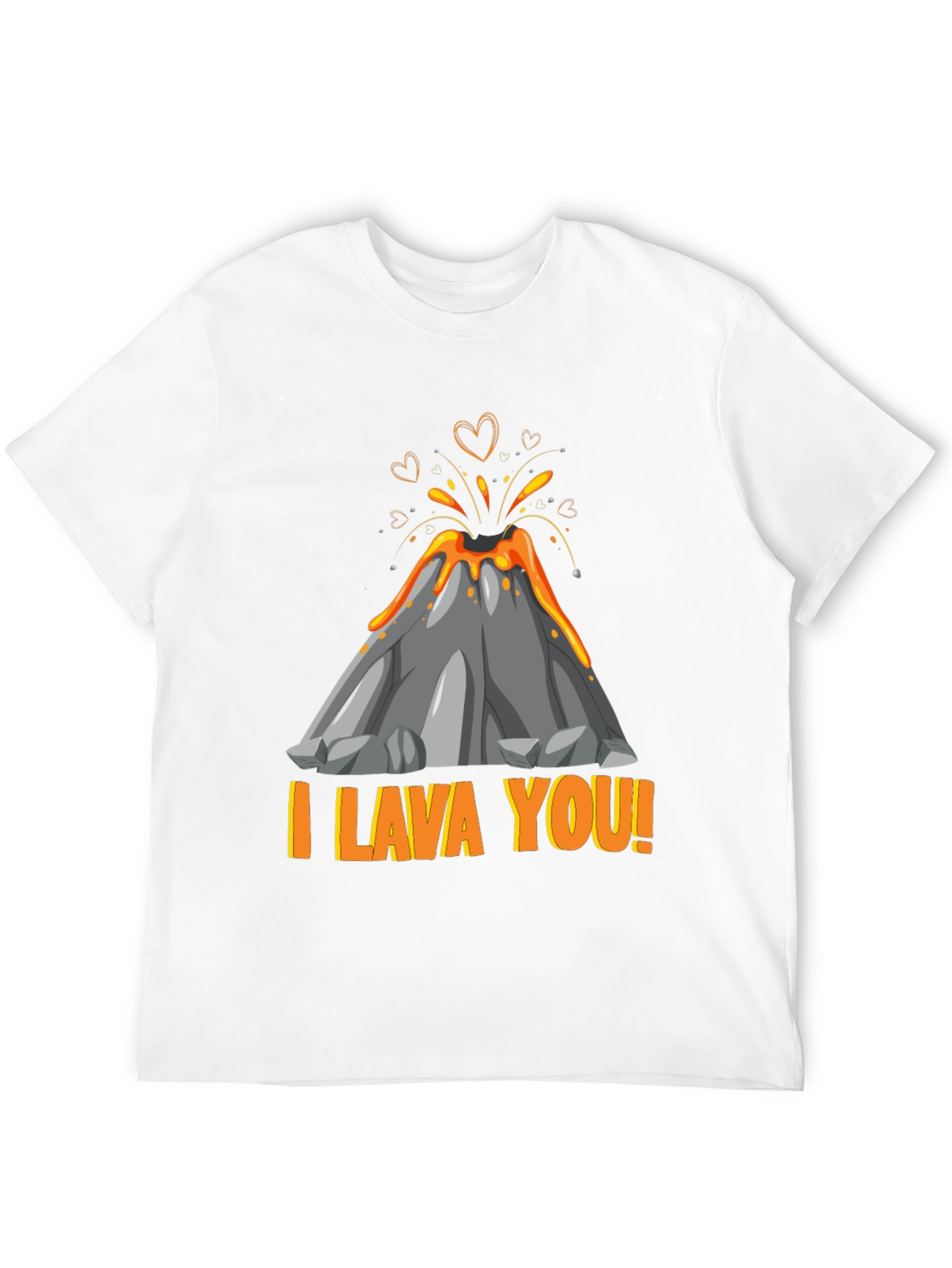 I Lava You Graphic T-Shirt Volcano Love Tee