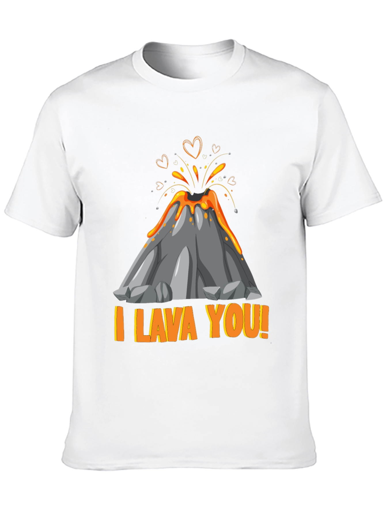 I Lava You Graphic T-Shirt Volcano Love Tee