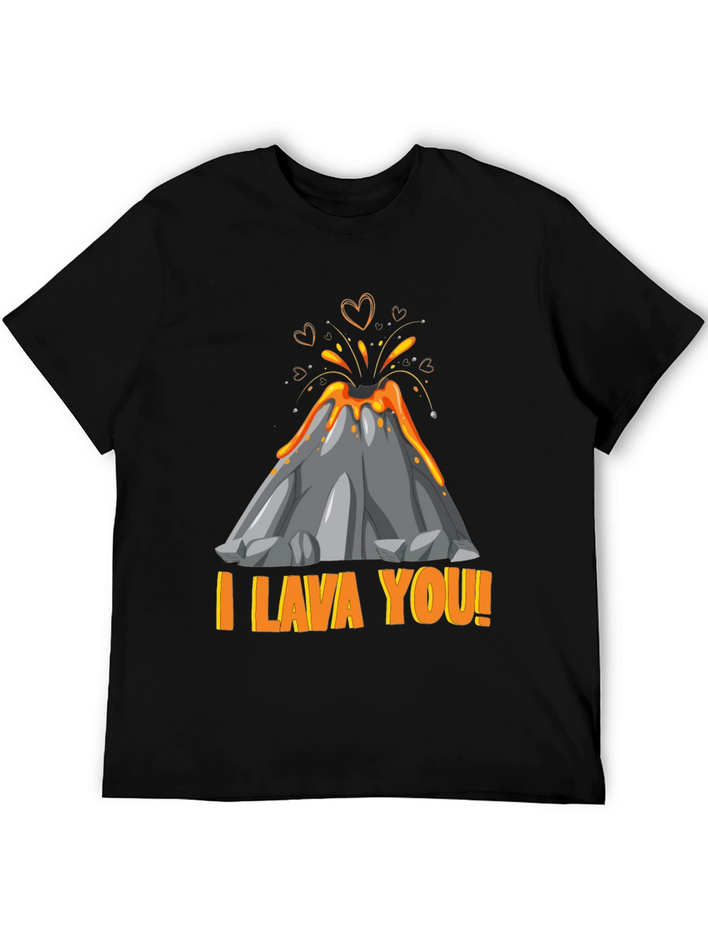 I Lava You Graphic T-Shirt Volcano Love Tee