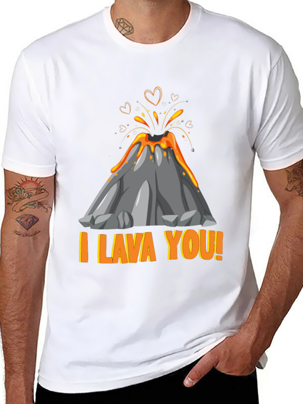 I Lava You Graphic T-Shirt Volcano Love Tee